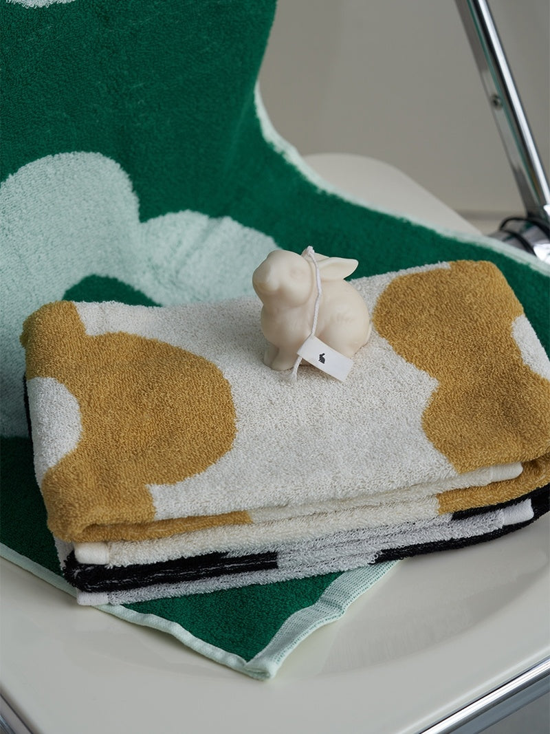 Combed Cotton Face Towel Bibulous Bath Towel