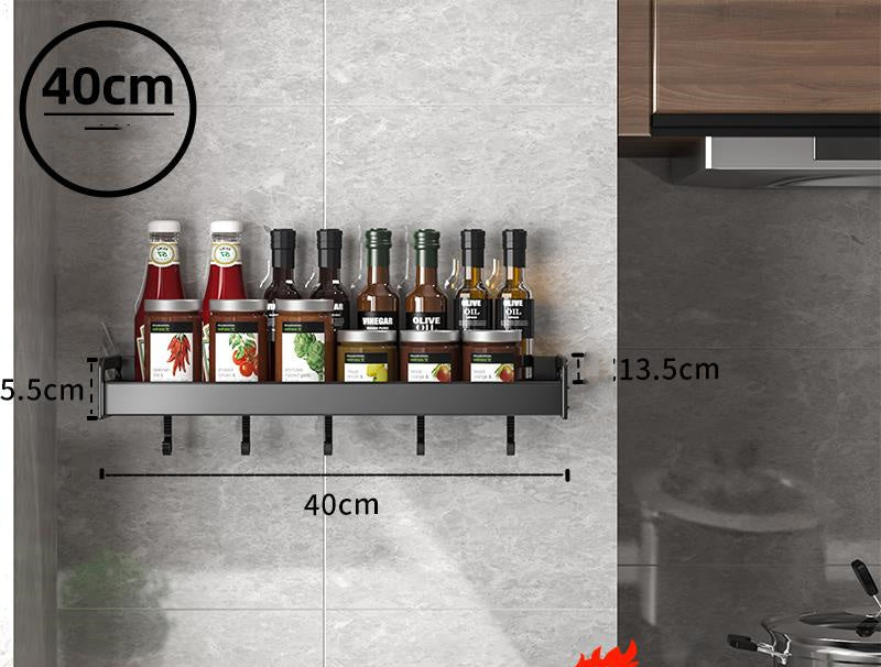 Home Kitchen Shelf Wall-mounted Punch-free