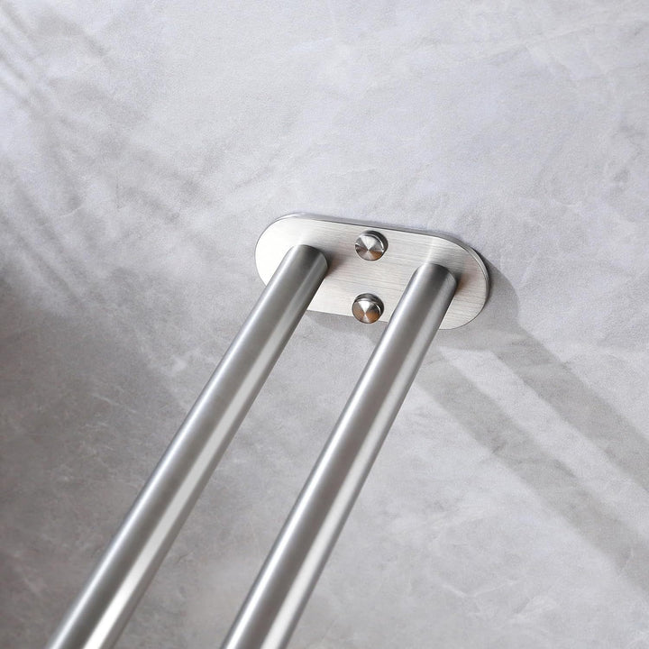 304 Stainless Steel Towel Bar Punch-free Storage