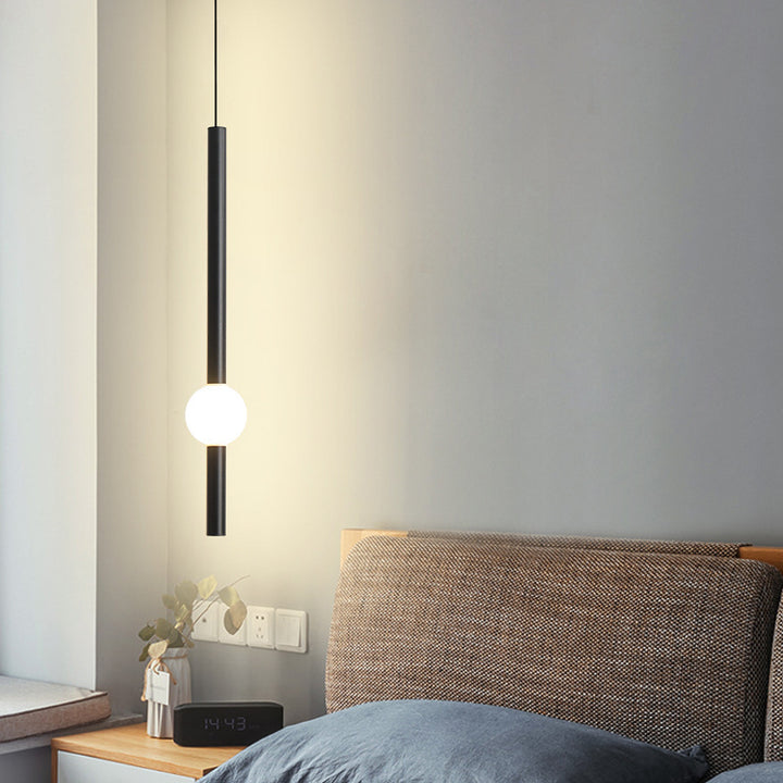 Minimalist Bedroom Bedside Chandelier Nordic Minimalist Modern Bedside Table Hanging Line Lamp LED Creative Atmosphere Lamps