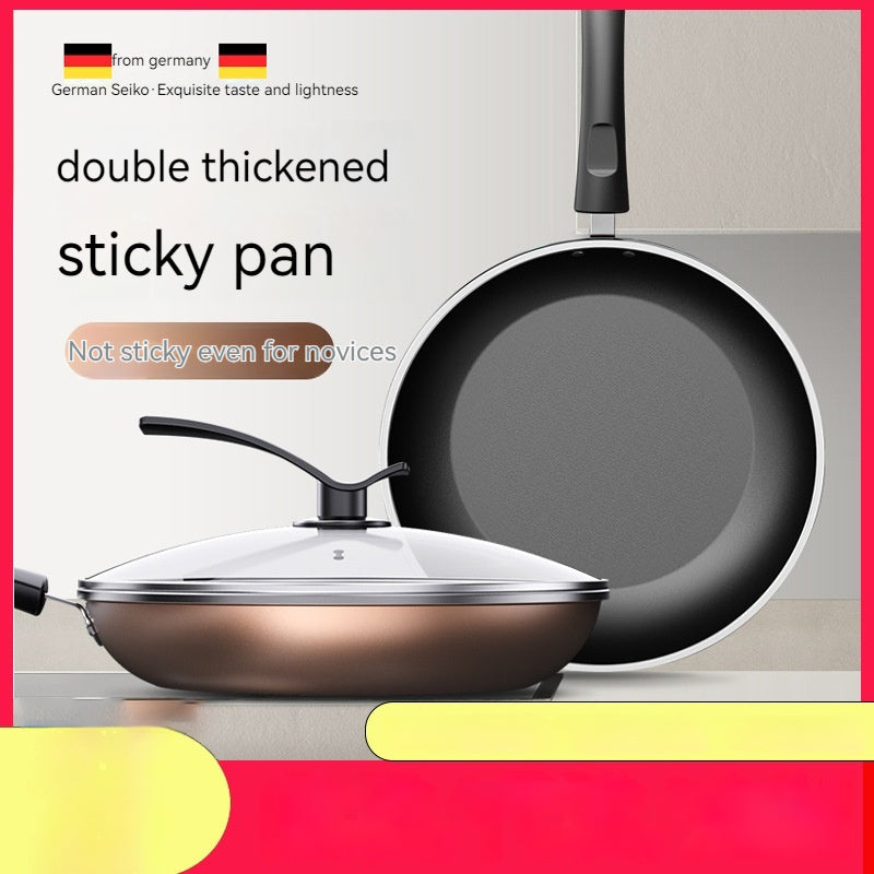 Flat Frying Pan Non-stick Household Pancakes Steak Convenient Omelet Tool Auxiliary