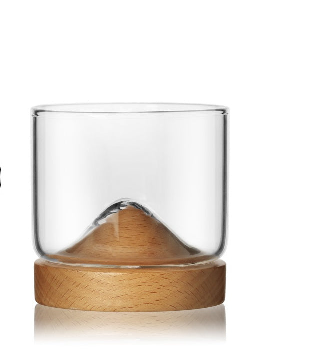 High Borosilicate Glass Water Cup Mountain Style Tea Cup