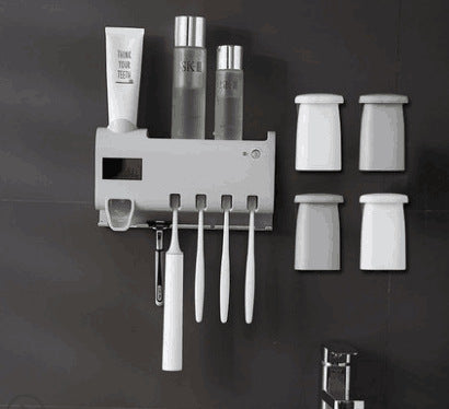 Intelligent Disinfection Wall-mounted Toothbrush Holder