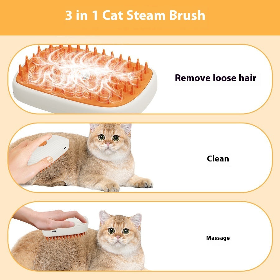 Pet Spray Massage Comb Cat Steam Comb