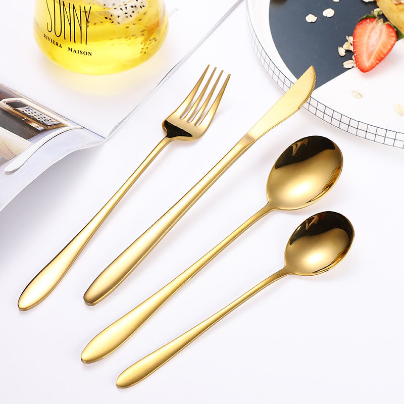 304 Stainless Steel Knife Fork And Spoon Set