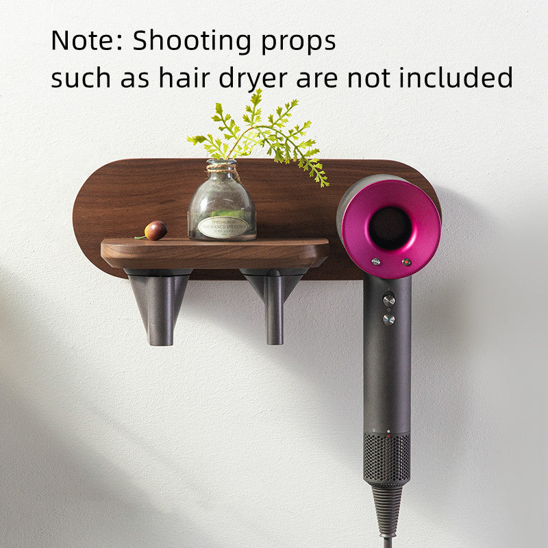 Hair Dryer Rack Hanger Wall-mounted Punch-free Bracket