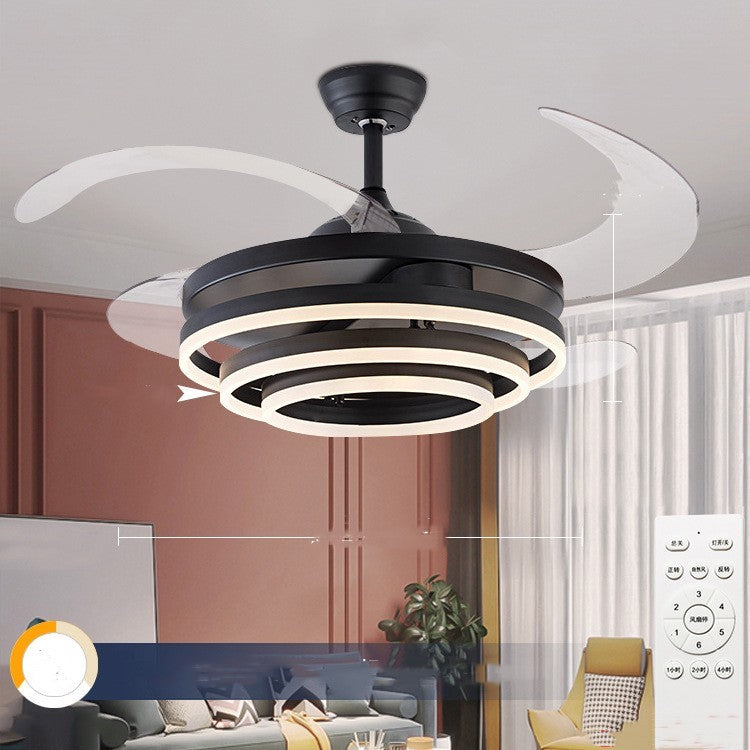 Lampes de salon et de chambre à coucher avec ventilateurs électriques et lustres