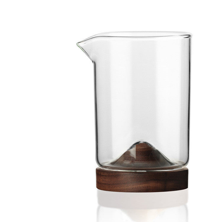 High Borosilicate Glass Water Cup Mountain Style Tea Cup