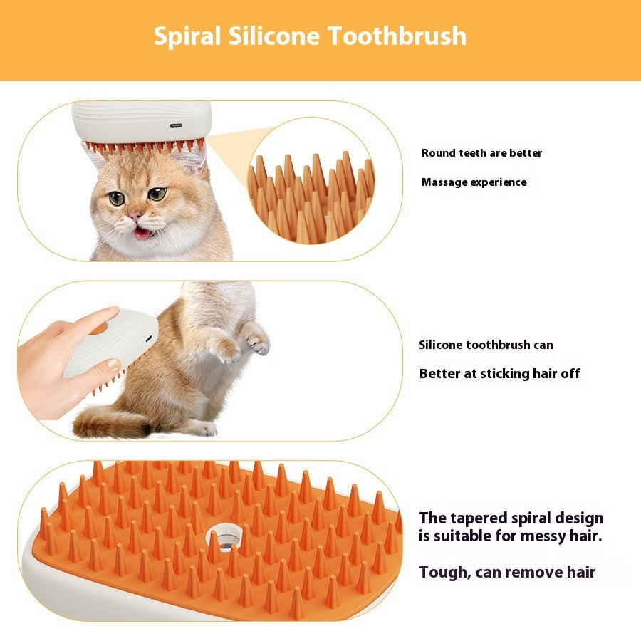 Pet Spray Massage Comb Cat Steam Comb