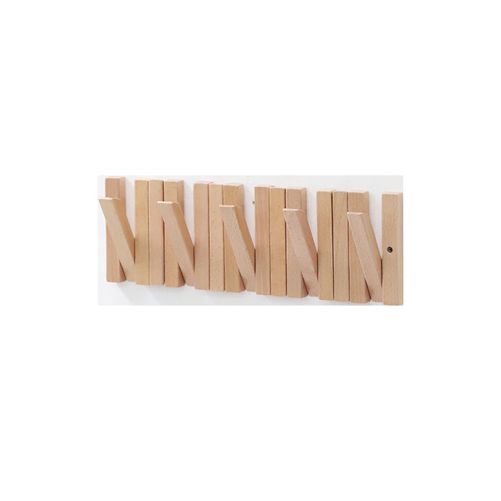 Wooden Bar Hook Wall Creative Wooden Coat Hook Wooden Coat Rack