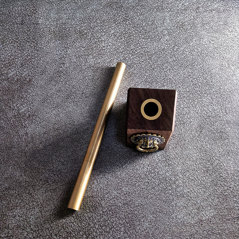 Black Walnut Geometric Irregular Pen Insert