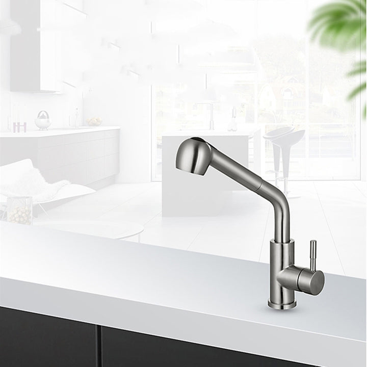 Black Pipe Hot And Cold Household Faucet