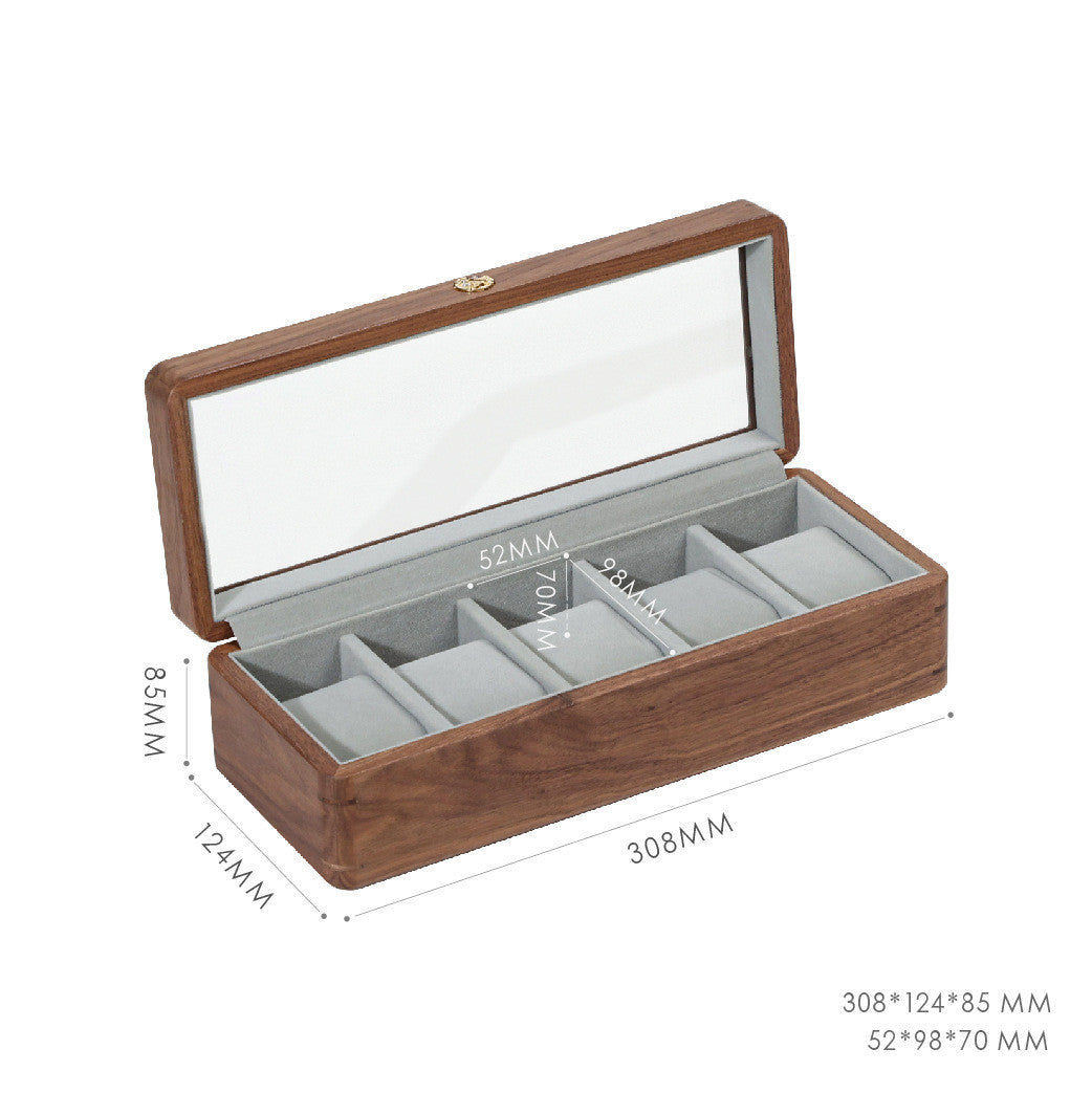 wooden watch storage box