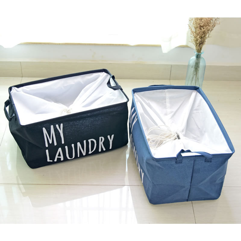 Large Laundry Cotton Linen Storage Basket