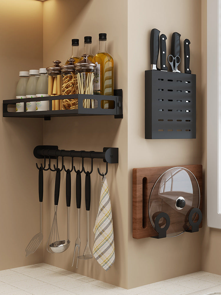 Perforated stainless steel kitchen shelf