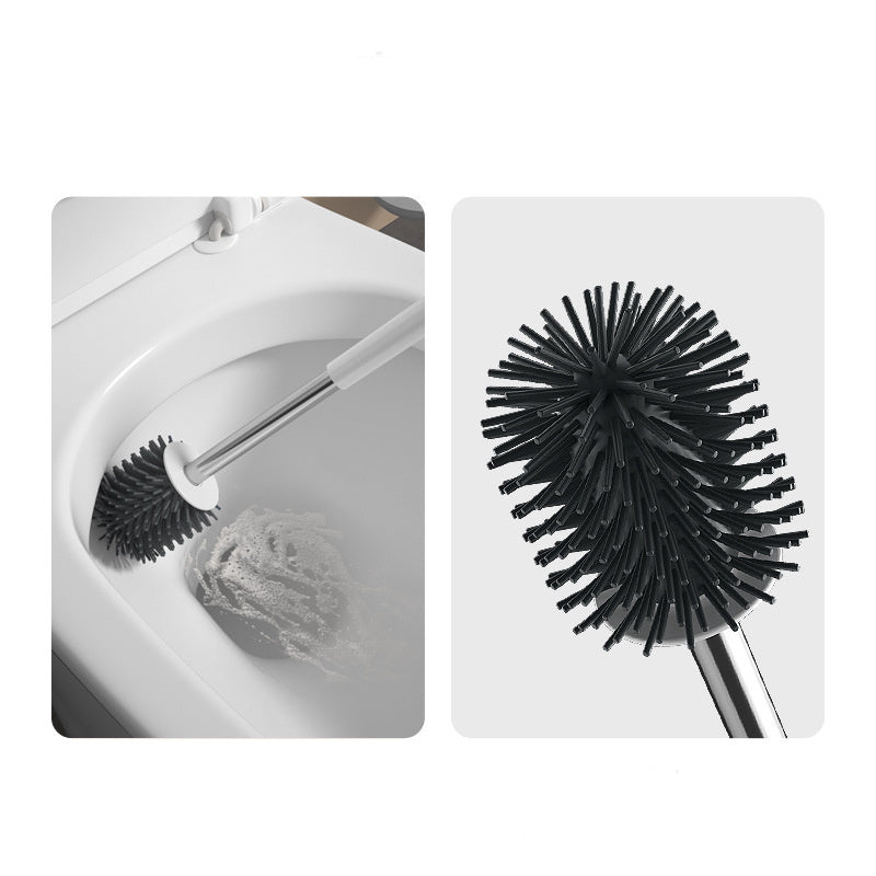 Soft hair toilet brush