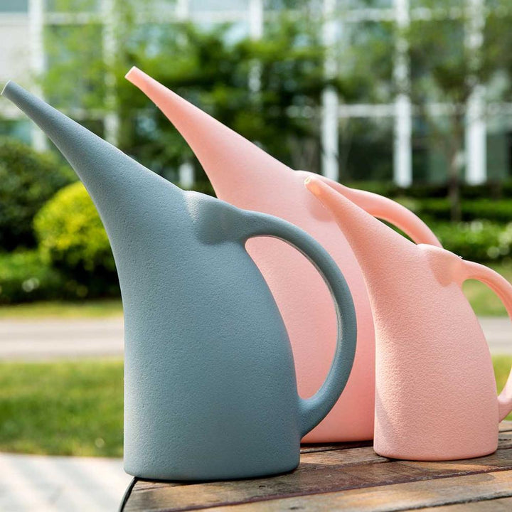 Plastic long spout watering can