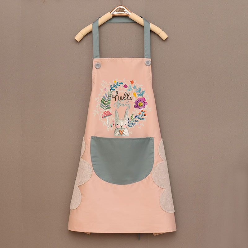 Cooking apron women waterproof