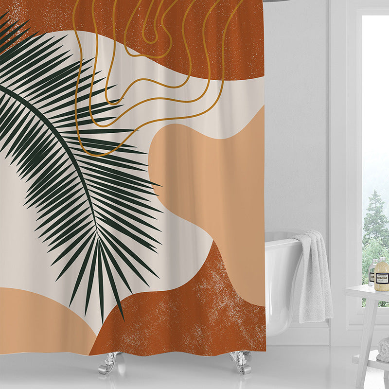 Printed Shower Curtain Waterproof Polyester Shower Curtain