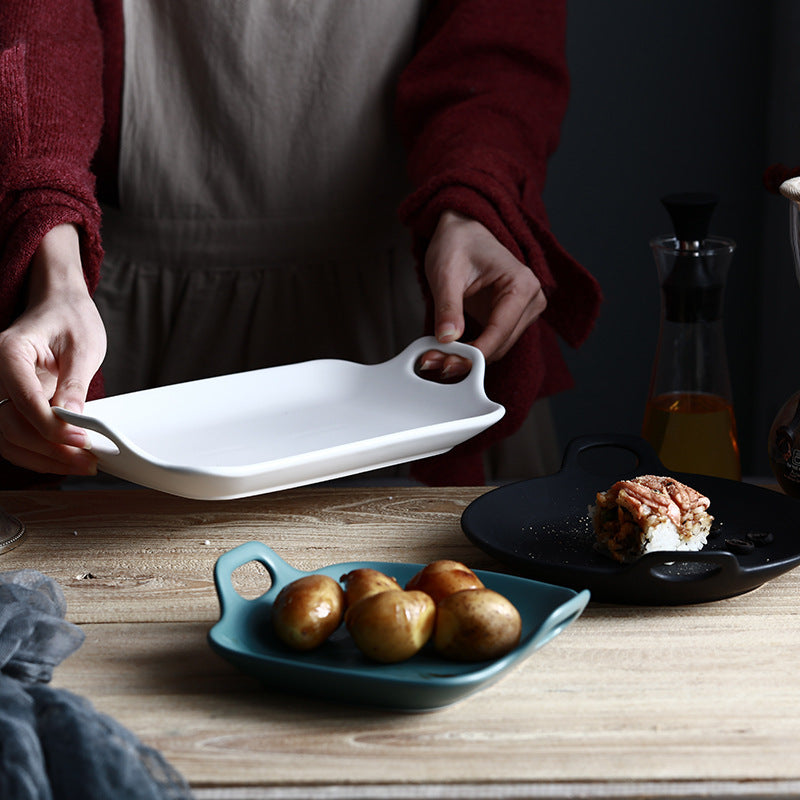 Baking oven-Ear heat resistant baking tray