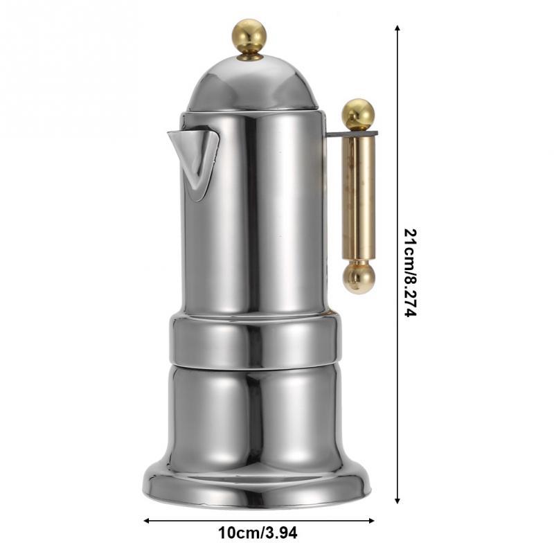 Cafetière pagode en acier inoxydable 304