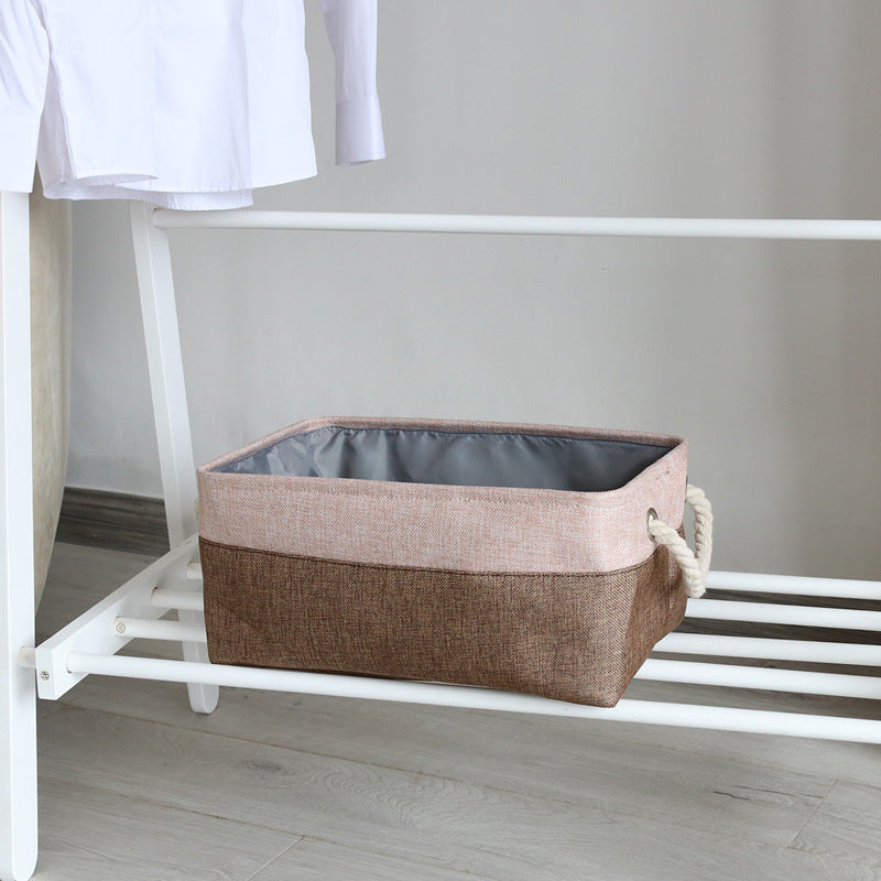 foldable fabric storage basket