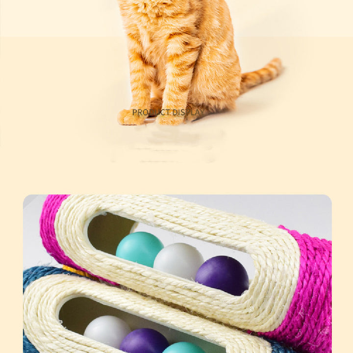 Long Sisal Drum Cat Toys Three