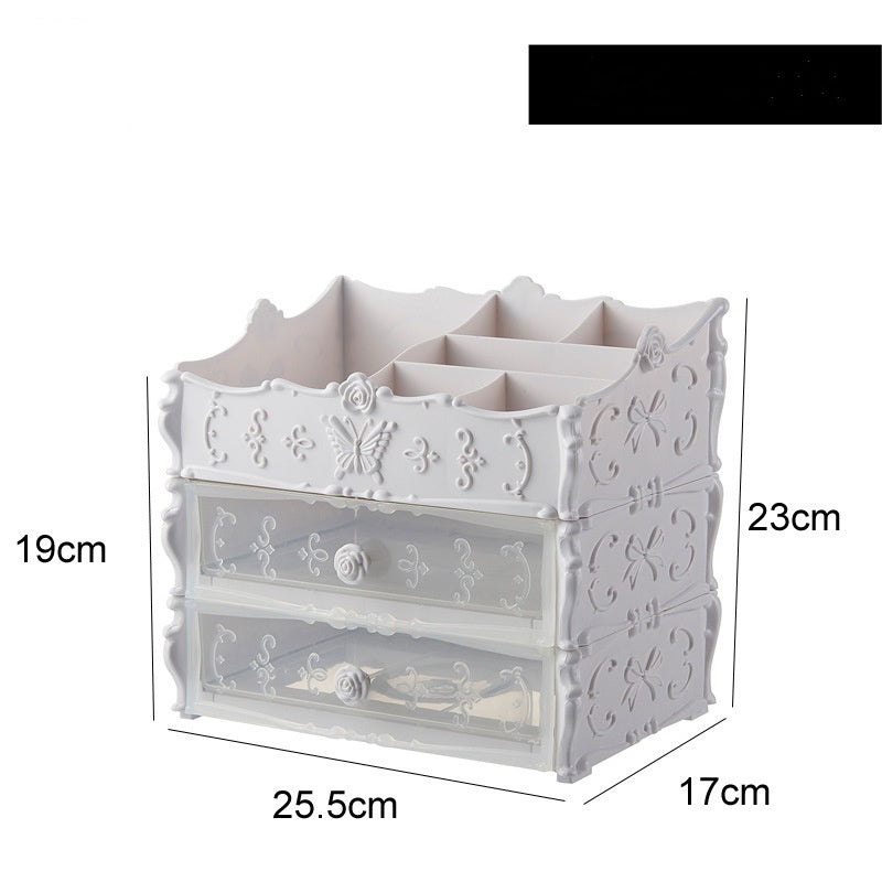 Storage box cosmetic box rack