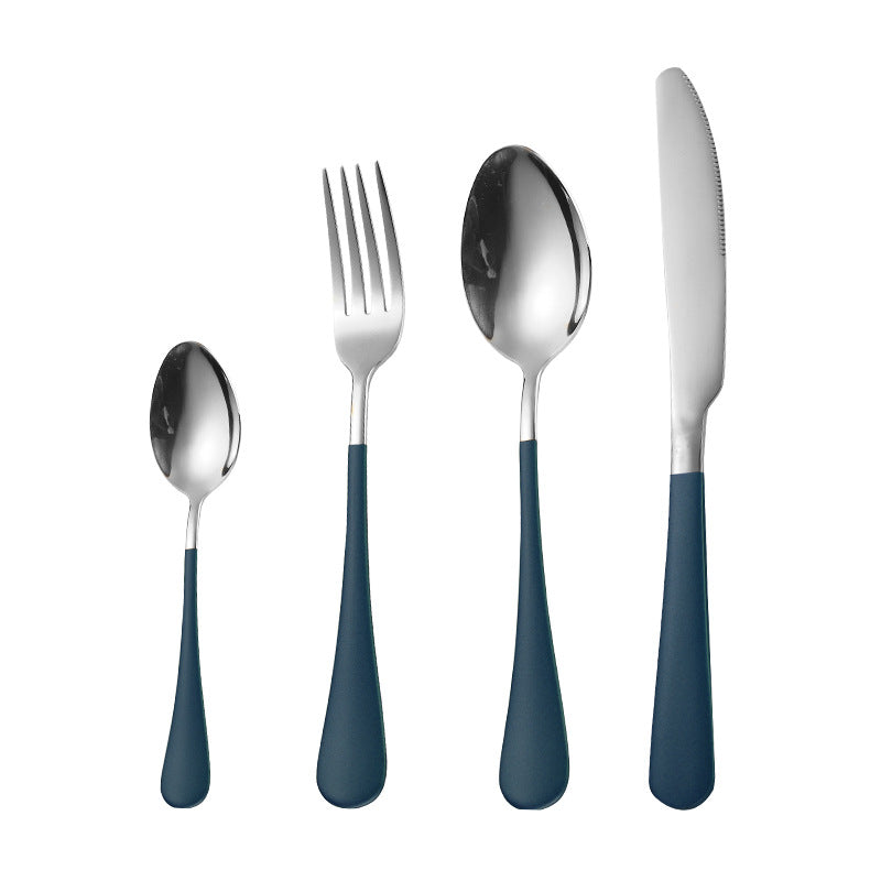 Stainless Steel Knife, Fork And Spoon Creative Nordic Style Tableware