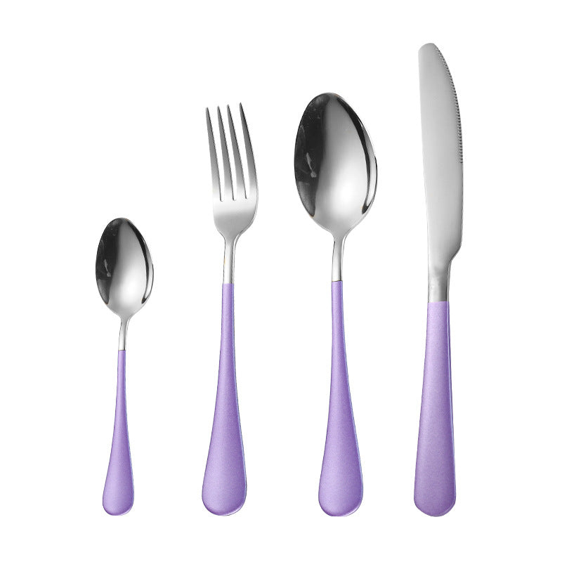 Stainless Steel Knife, Fork And Spoon Creative Nordic Style Tableware