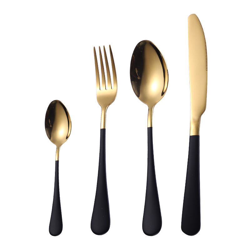 Stainless Steel Knife, Fork And Spoon Creative Nordic Style Tableware