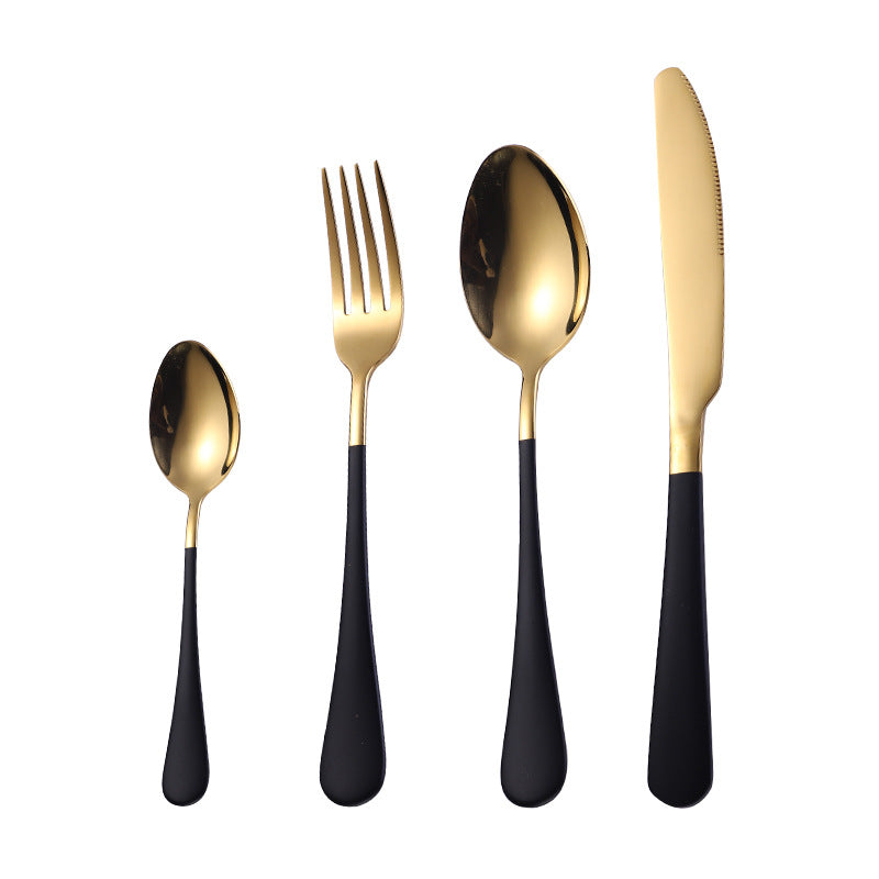 Stainless Steel Knife, Fork And Spoon Creative Nordic Style Tableware