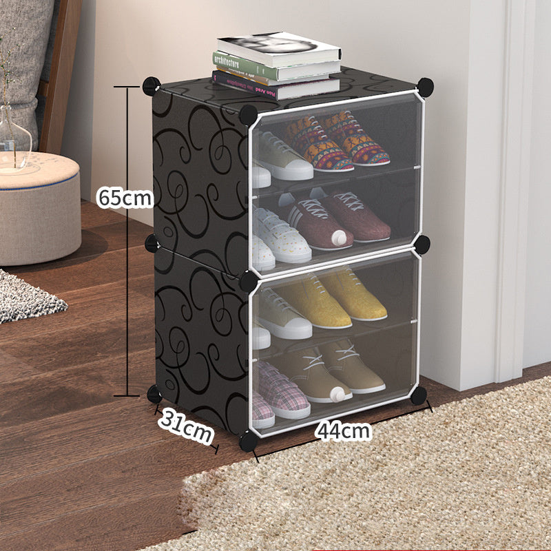 Multi-layer combination storage shoe rack