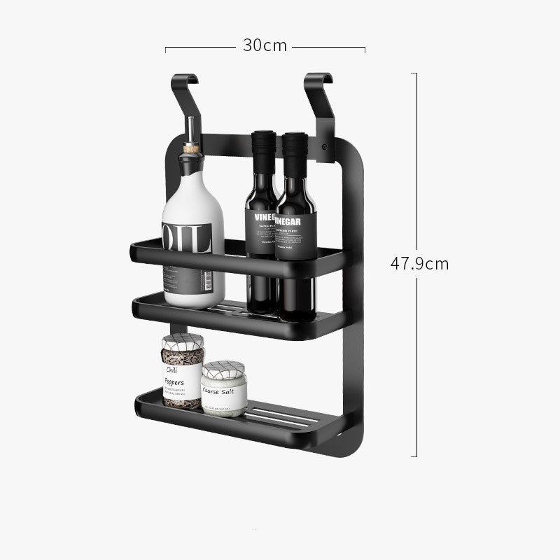 Punch-free kitchen shelf