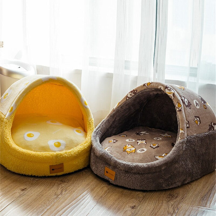 House - shaped Four - Season Removable Cleaning Pet Dog Supplies