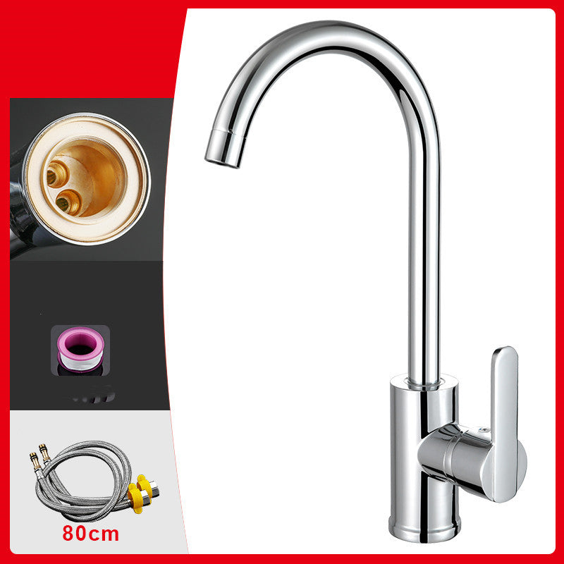 Kitchen hot and cold faucet