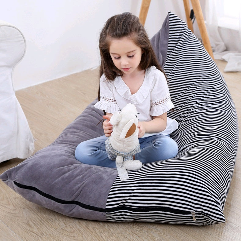 Large-capacity woven moving bag crystal velvet storage bag thickened portable toy storage bag