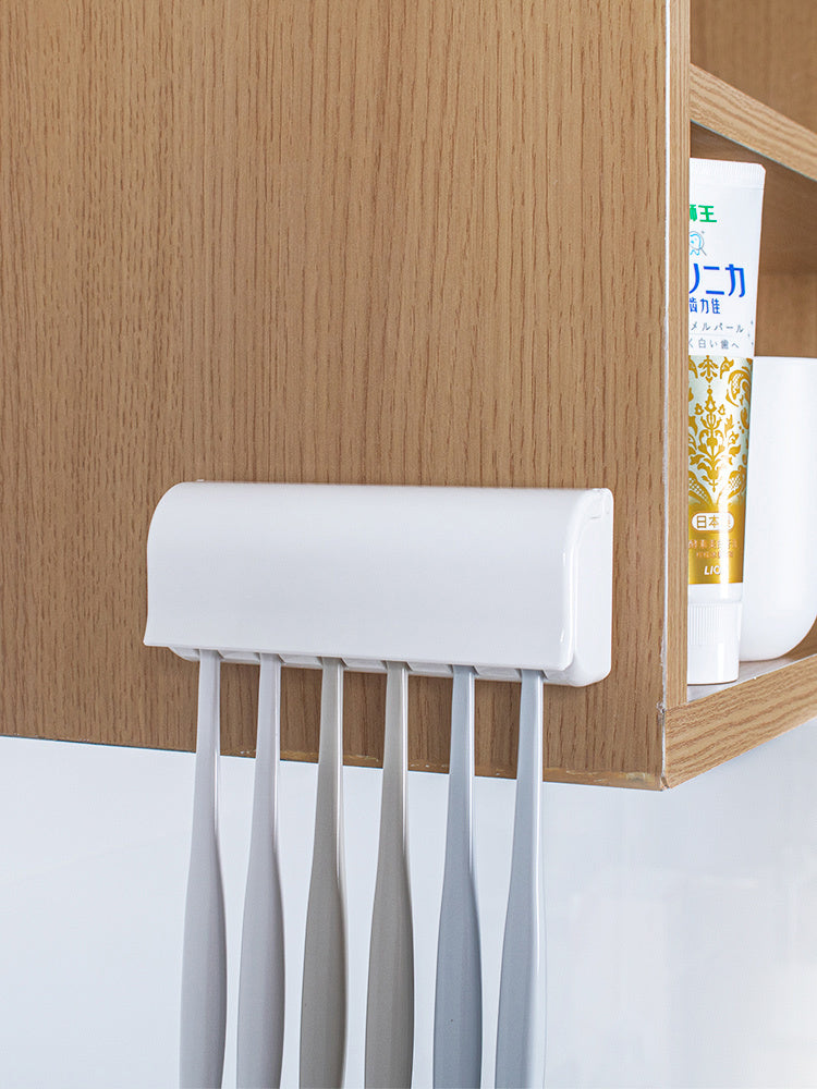 Washing Toothbrush Storage Box Wall Suction Toothbrush Holder Simple