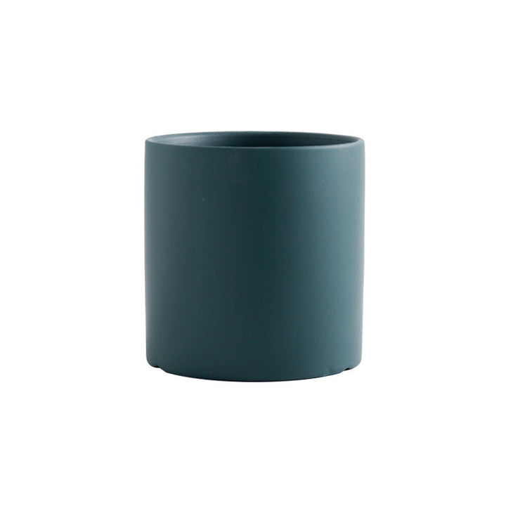 Ceramic Flower Pot Ducculent Green Plant Flower Pot Modern and Simple