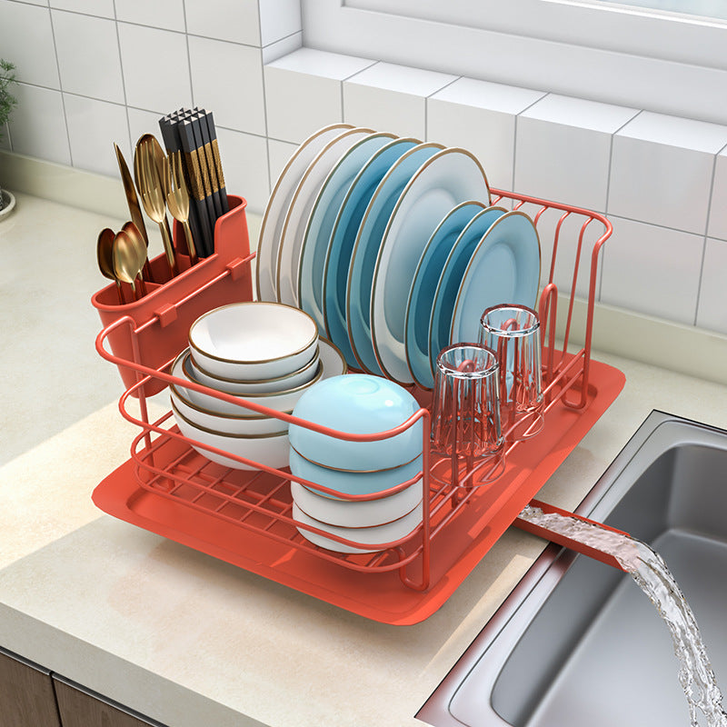 Stainless Steel Dish Rack Drain Rack Dish Rack Kitchen Shelf