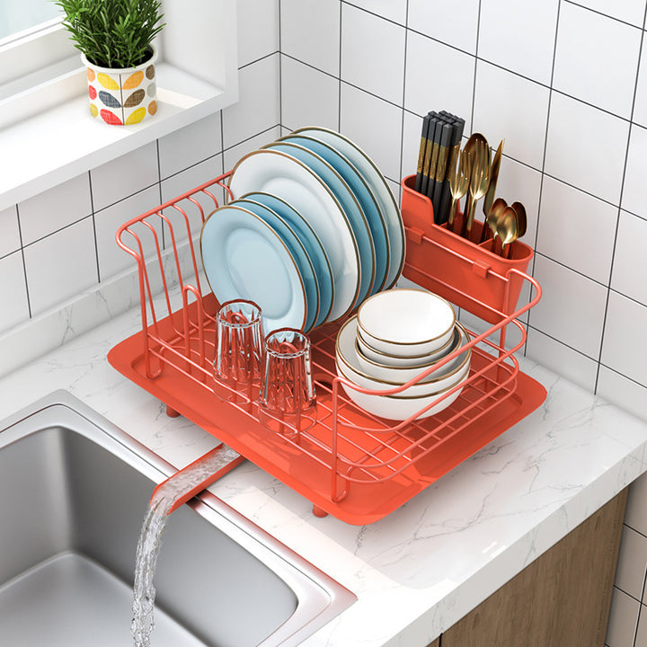 Stainless Steel Dish Rack Drain Rack Dish Rack Kitchen Shelf