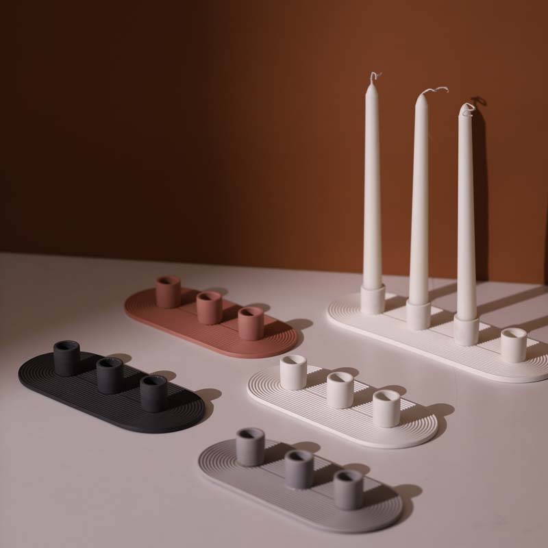 Ceramic Candle Holder  Home Household Ceramic Ornaments