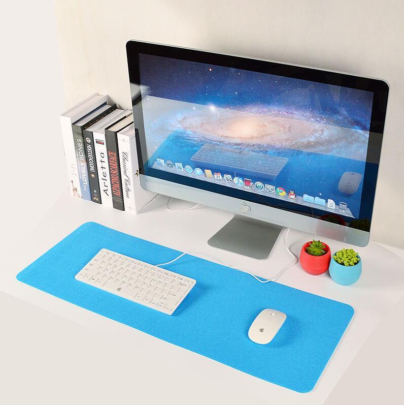 Thickened Felt Computer Desk Mat Simple Mouse Pad Gaming Desk Mat