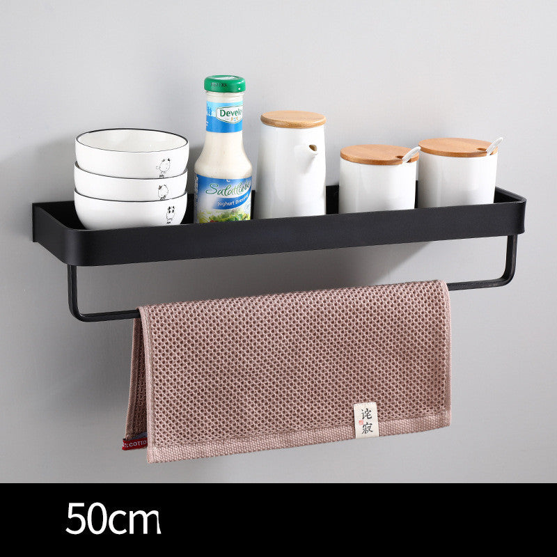 Space Aluminum Multi-Function Kitchen Spice Bottle RacK