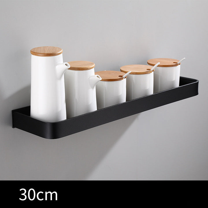 Space Aluminum Multi-Function Kitchen Spice Bottle RacK