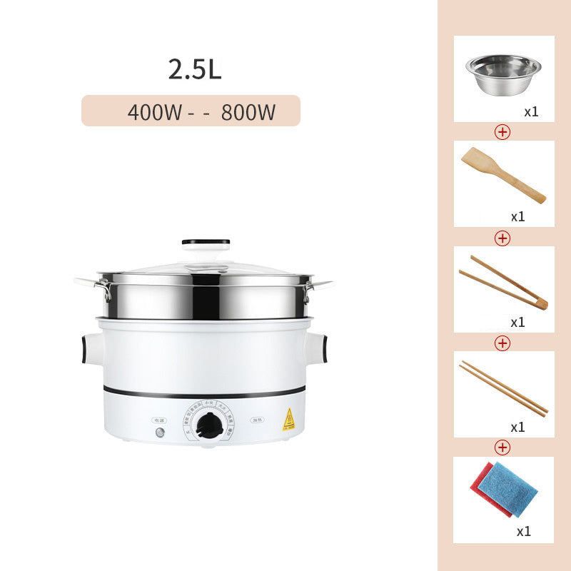 Multifunktionale haushalts kleine elektrische hot pot kochtopf elektrische kochtopf stecker in einem wohnheim student 1 person 2-3