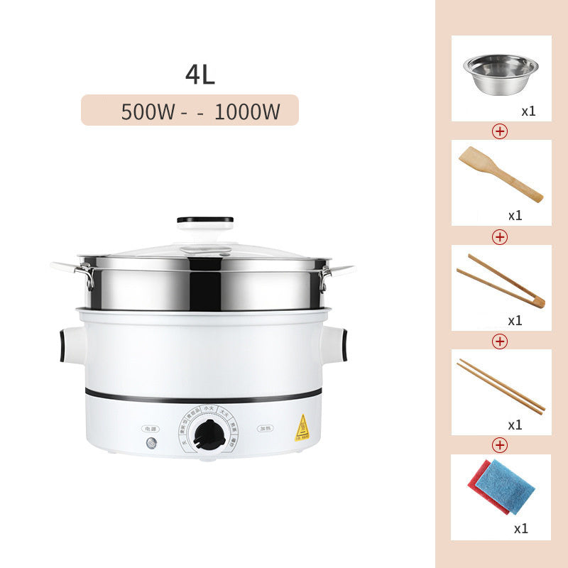 Multifunktionale haushalts kleine elektrische hot pot kochtopf elektrische kochtopf stecker in einem wohnheim student 1 person 2-3