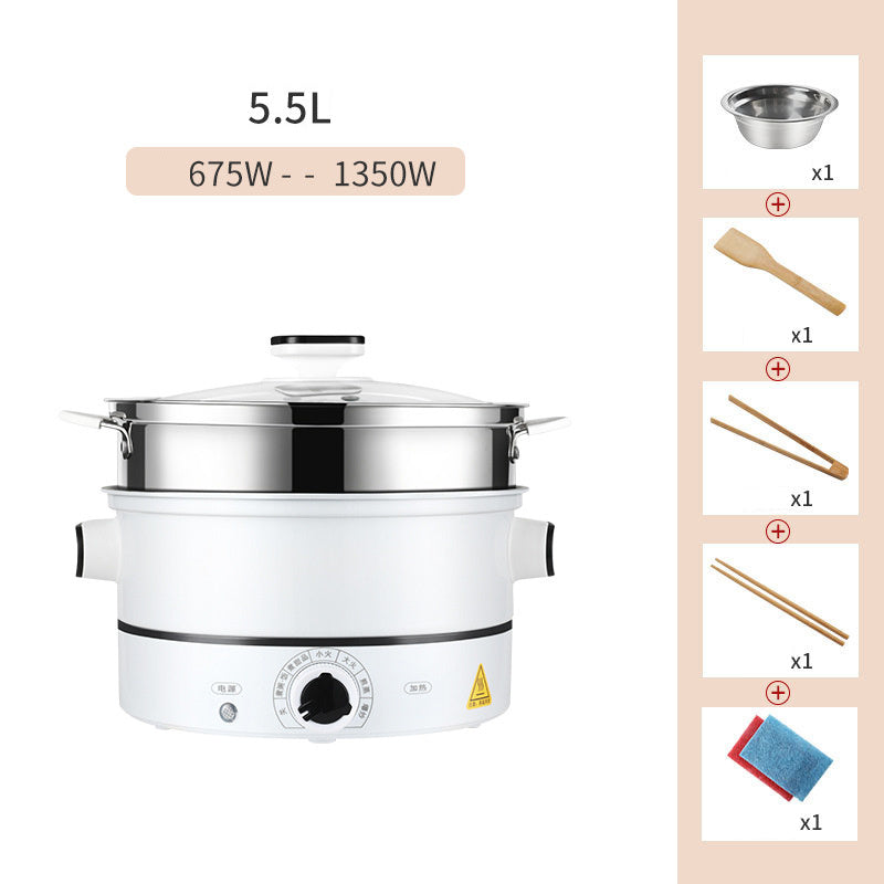 Multifunktionale haushalts kleine elektrische hot pot kochtopf elektrische kochtopf stecker in einem wohnheim student 1 person 2-3