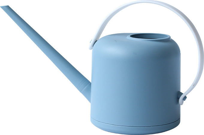 Pure Color Hand-held Plastic Long Spout Watering Can