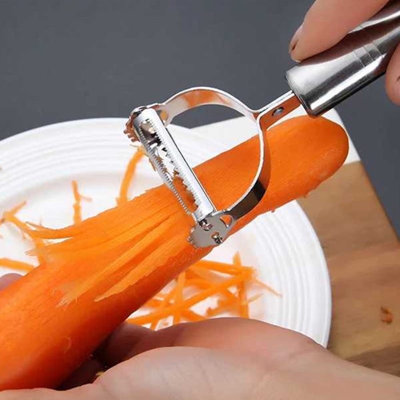 Grater Paring Knife Stainless Steel Peeler Multi-Function Fruit Plane